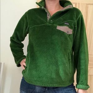 Retro re-tool snap-T fleece pullover